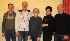 Tim Behrmann (UWG), Bernd Rugen (Die Linke), Jochen Semken (UWG) Susanne Weichberger (Grüne) und Andreas Uphoff (SPD) suchen einen Bürgermeister für das Künstlerdorf.