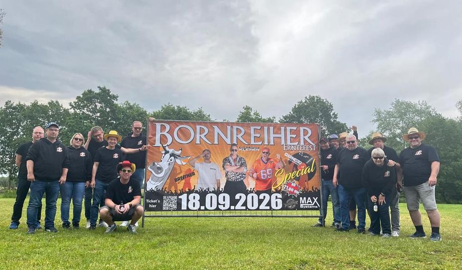 Die Vorfreude im Ort und beim Erntefestkomitee ist groß: Bornreihe freut sich auf ein fröhliches, abwechslungsreiches Erntefest-Wochenende.
