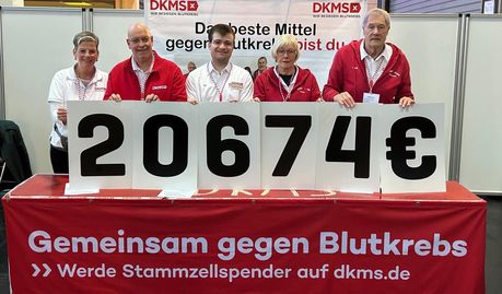 Stolze Bilanz: Über 20.000 Euro Spenden konnte das Ritterhuder DKMS-Team in 2025 sammeln. Dazu kamen mehr als 600 Typisierungen.