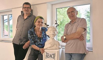 Das „Froschauge“ ist ein Kunstwerk der neuen Ausstellung.
