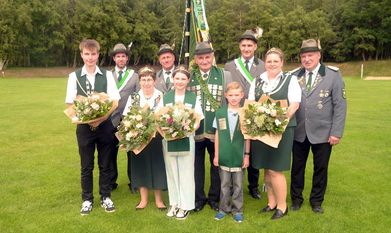 Die Königsfamilie freut sich auf ein paar schöne gemeinsame Tage mit allen Schützen und Gästen.