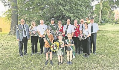 Noch ein Mal wird die amtierende Königsfamilie gebührend während des Schützenfestes 2024 gefeiert.