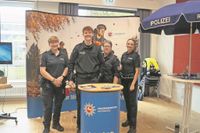 Auch die Polizeiinspektion Rotenburg war vertreten.