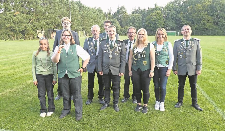 Die neuen Vizemajestäten sowie Herbstmeister.