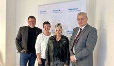Sven Schumacher, Andrea Hirsing,  Kerstin Hoffmann und Hans-Joachim Lenke.