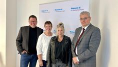 Sven Schumacher, Andrea Hirsing,  Kerstin Hoffmann und Hans-Joachim Lenke.