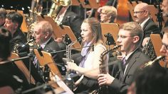 Die Gruppe der Bremervörder Stadtkapelle freut sich auf ein vielseitiges Konzert mit vielen Gästen.
