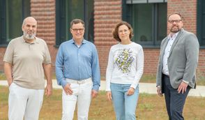Von links: Erkan Dündar, Sebastian A. Philipp, Maria Assitis und Rainer Röhrs.