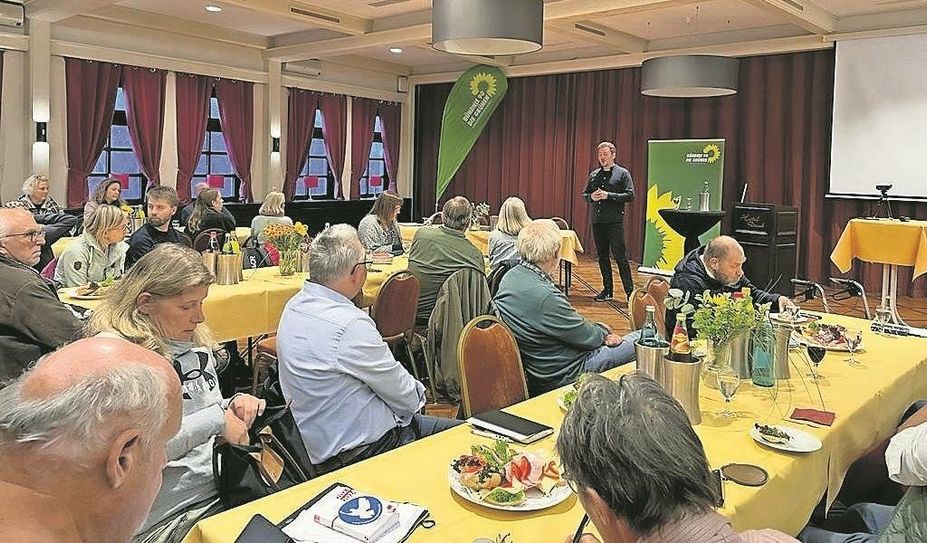 Die Teilnehmenden diskutierten mit Pascal Mennen.