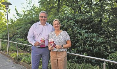 Unterstützen das Projekt: Landrat Marco Prietz und Gleichstellungsbeauftragte Katja Weße.