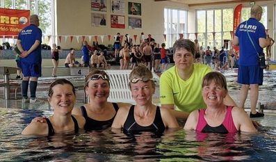 In vier Disziplinen traten die Rettungsschwimmerinnen aus Lilienthal gegen starke Konkurrenz an und sicherten sich Platz 10.