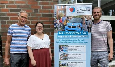 Karl-Heinz Müller, Julia Stoll und Sven Mensen.