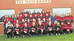 Der TSV Meyenburg vor 20 Jahren zum 55. Jubiläum.