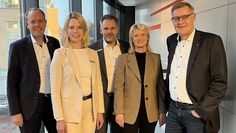 Von links: Jan Mackenberg, Stefanie Kase, Michael Kersting,Silke Nehring und Andreas Rolf-Pissarczyk.