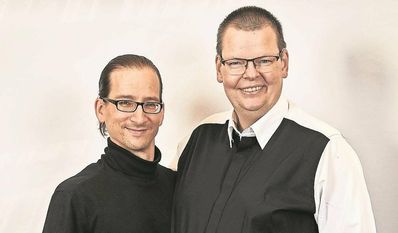 Stefan Segelken und Rainer Voß haben das erste Tanzfestival in Lilienthal organisiert. Foto: Oliver Berkhausen