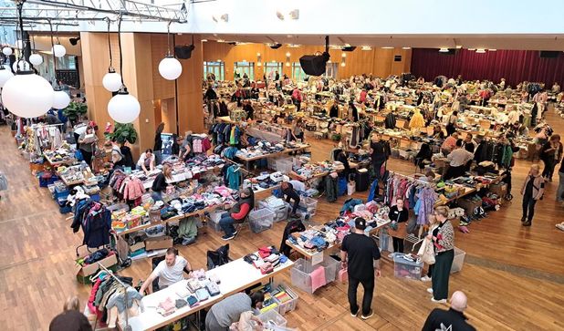 Der Baby- und Kinderflohmarkt ist seit Jahren fester Bestandteil des Veranstaltungskalenders des Stadeums.