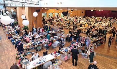 Der Baby- und Kinderflohmarkt ist seit Jahren fester Bestandteil des Veranstaltungskalenders des Stadeums.