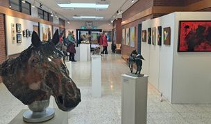 Die Ausstellung bietet sowohl Groß als auch Klein ein schönes Erlebnis.