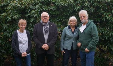 Das vierköpfige Komitee um Marlies Düker, Friedrich Norden, Elvira Richter und Heinz Lerner  ruft zur Mitwirkung im Seniorenbeirat der Gemeinde Geestequelle auf.