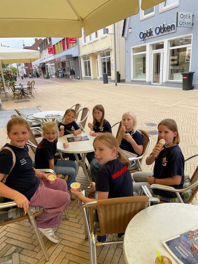 Abkühlung bei einem leckeren Eis