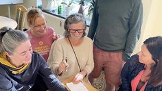 Nach dem Festival ist vor dem Festival für die Leute der Freiwilligen-Agentur: Regine Moll, Maike Artmann, Heike Wilhelm, Gabriel Goritzka und Sonja Widdel planen bereits die zweite Auflage.