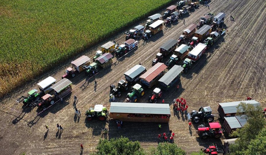 Es werden wieder viele Erntewagen erwartet.