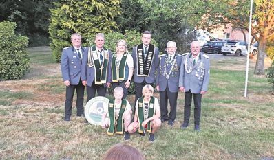 Die amtierenden Majestäten freuen sich auf ein erfolgreiches Schützenfest.