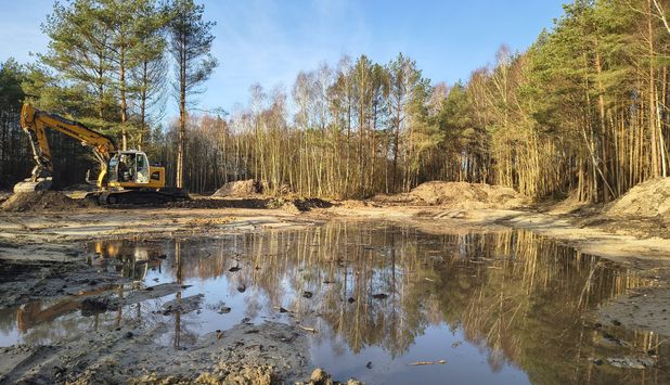 Instandsetzung der Amphibiengewässer.