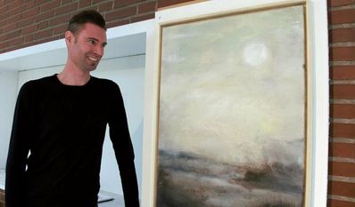 Auf der Suche nach einem neuen Bild. Hauke Hedderich ist Stammgast auf der „Arche“ und extra aus München angereist.