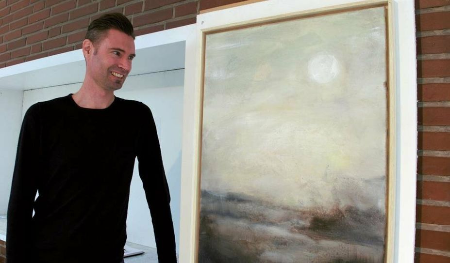 Auf der Suche nach einem neuen Bild. Hauke Hedderich ist Stammgast auf der „Arche“ und extra aus München angereist.