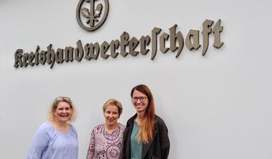 Halten den Laden am Laufen: Andrea Bothe, Ingrid Wichmann und Katrin Schwerdtfeger