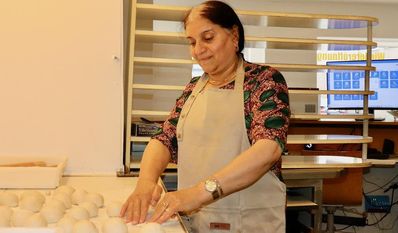 Salwa Basho in ihrem Element