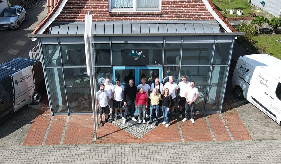 Das Team von Bunk hat beim jungen Meisterbetrieb Gnarrenburger Haustechnik eine neue berufliche Heimat gefunden.