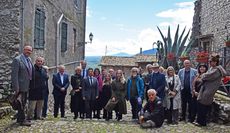 Die Worpsweder Delegation in der Partnerstadt Olevano Romano.