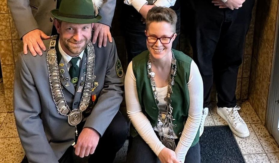 Tim Werkmeister und der Vizekönigin Kristin Weineck freuen sich auf das kommende Fest.