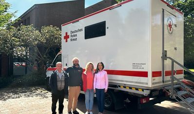 Das DRk-Team möchte geflüchtete Menschen unterstützen.