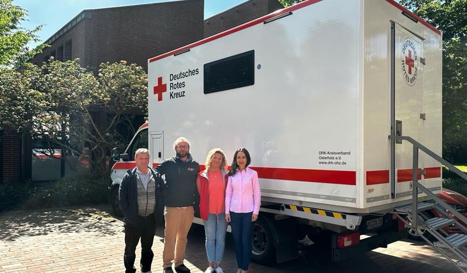 Das DRk-Team möchte geflüchtete Menschen unterstützen.