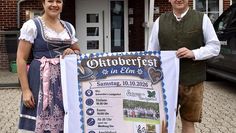 Natalia Kosecki und Marko Schlichtmann freuen sich wieder auf viele Gäste beim Oktoberfest in Elm.