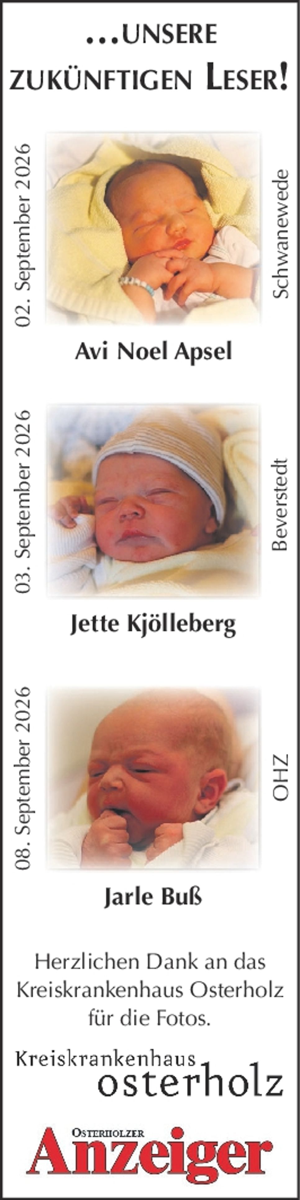 Babys OHZ 02.09-08.09.2026