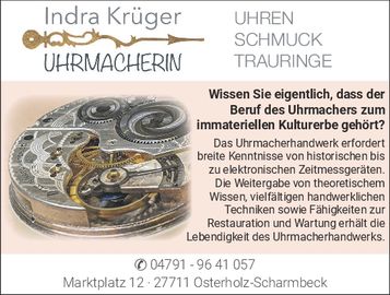 Uhrmacherhandwerk