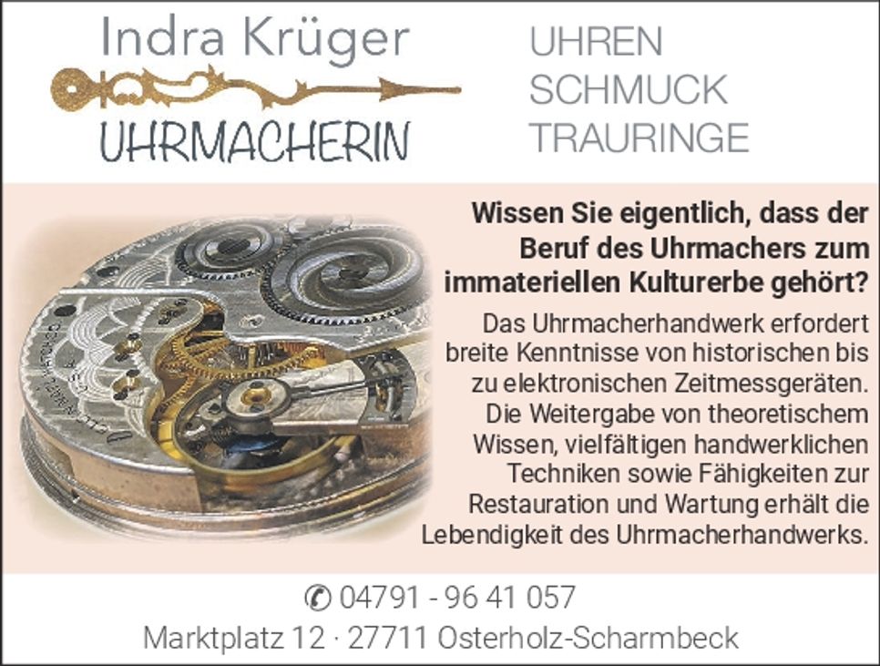 Uhrmacherhandwerk