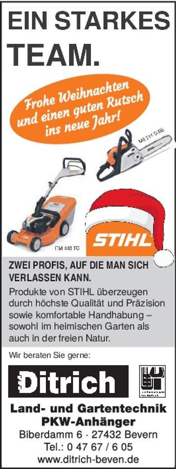 Stihl-Akku  - Weihnachtsgruß
