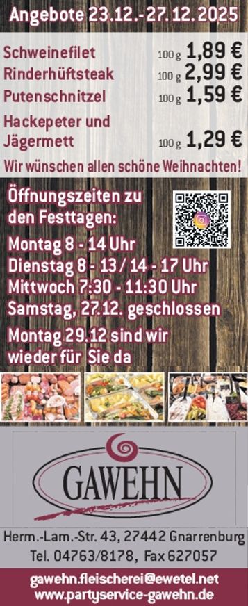 Angebote 23.-27.12.25