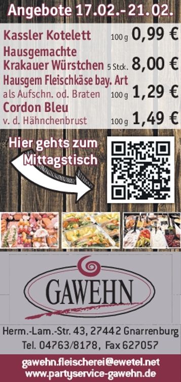 Angebote17. - 21.02.26