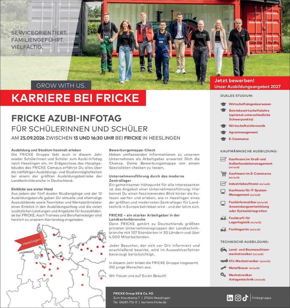 Fricke Azubi Infotag 25.09.26