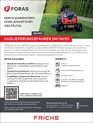 Auslieferungsfahrer m/w/d