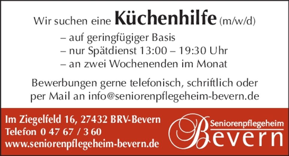 Küchenhilfe