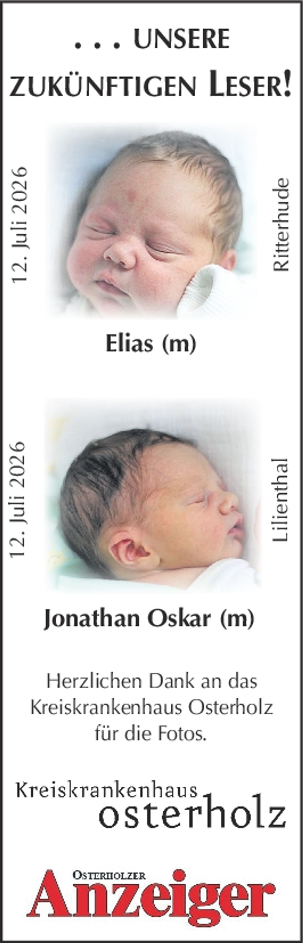 Babys OHZ 12.07.2026