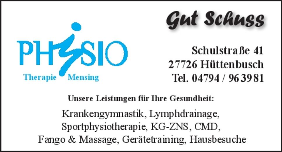 Gut Schuss