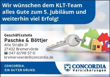 Alles Gute zum Jubiläum KLT